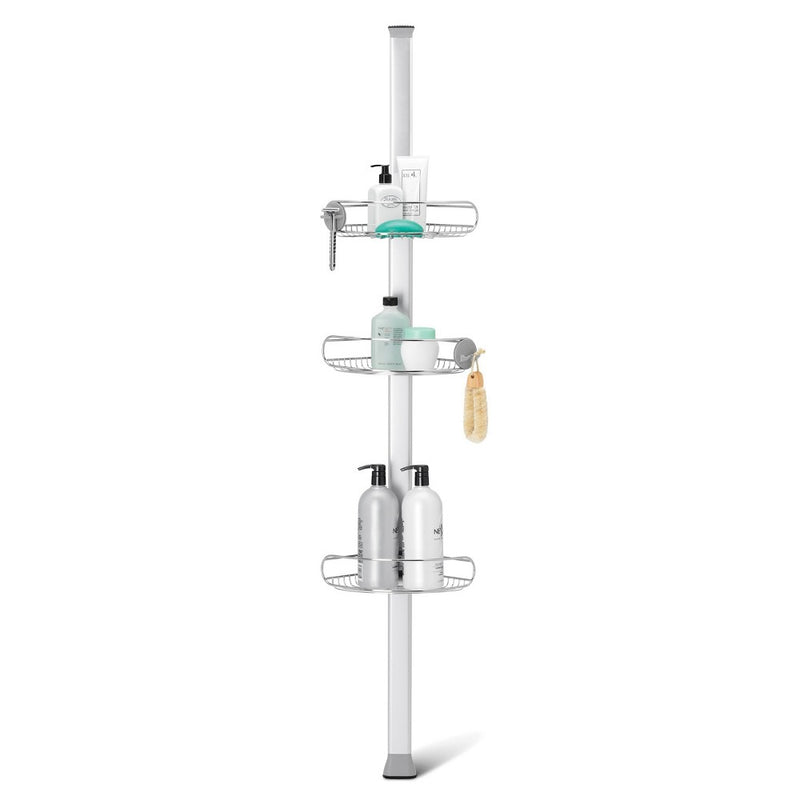 8' simplehuman Tension Shower Caddy Silver (LOCAL PICKUP ONLY)