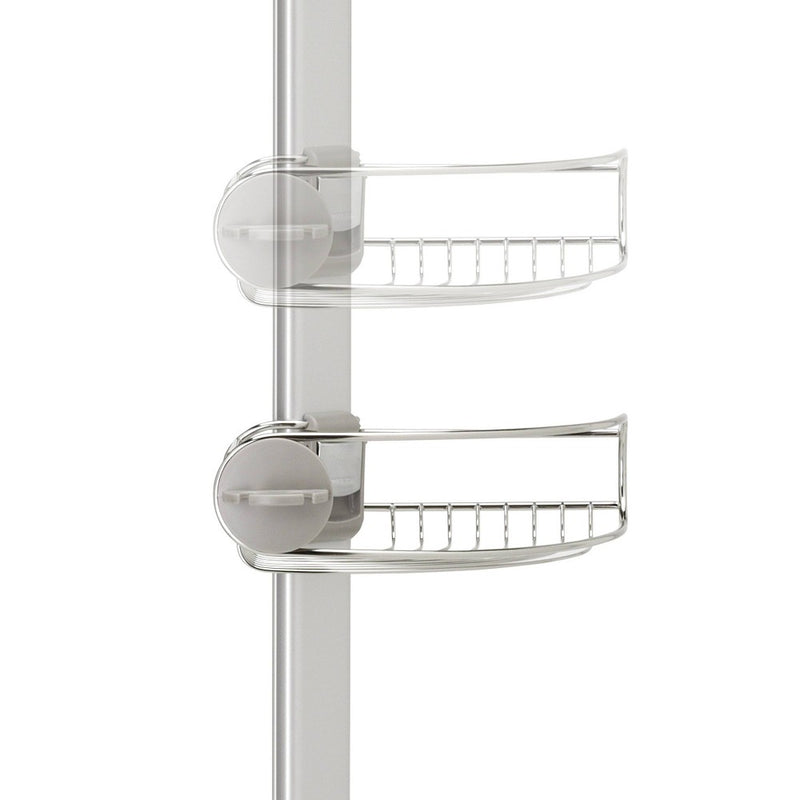 8' simplehuman Tension Shower Caddy Silver (LOCAL PICKUP ONLY)