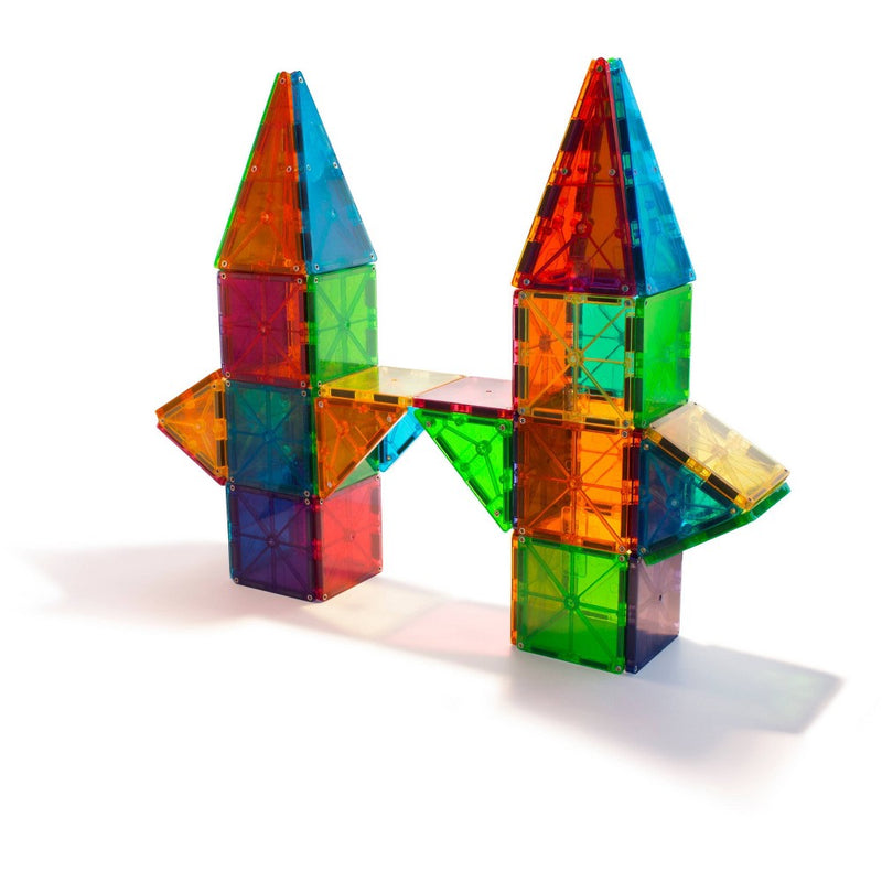 MAGNA-TILES Clear Colors 74pc Set