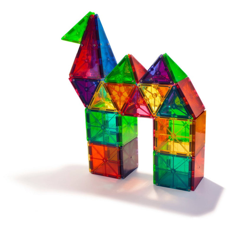 MAGNA-TILES Clear Colors 74pc Set