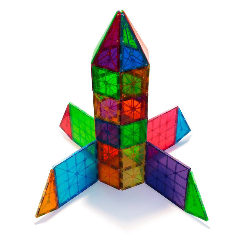 MAGNA-TILES Clear Colors 74pc Set