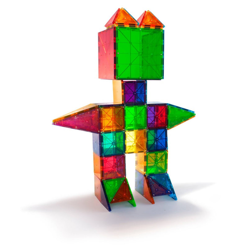 MAGNA-TILES Clear Colors 74pc Set