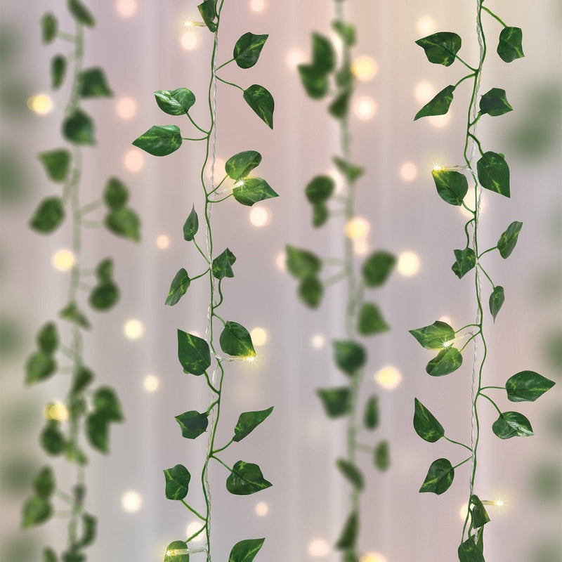 LED Vine Curtain String Lights Warm White - West & Arrow