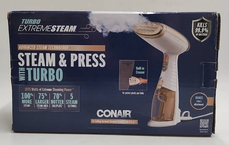 Conair Turbo ExtremeSteam Handheld Fabric Steamer
