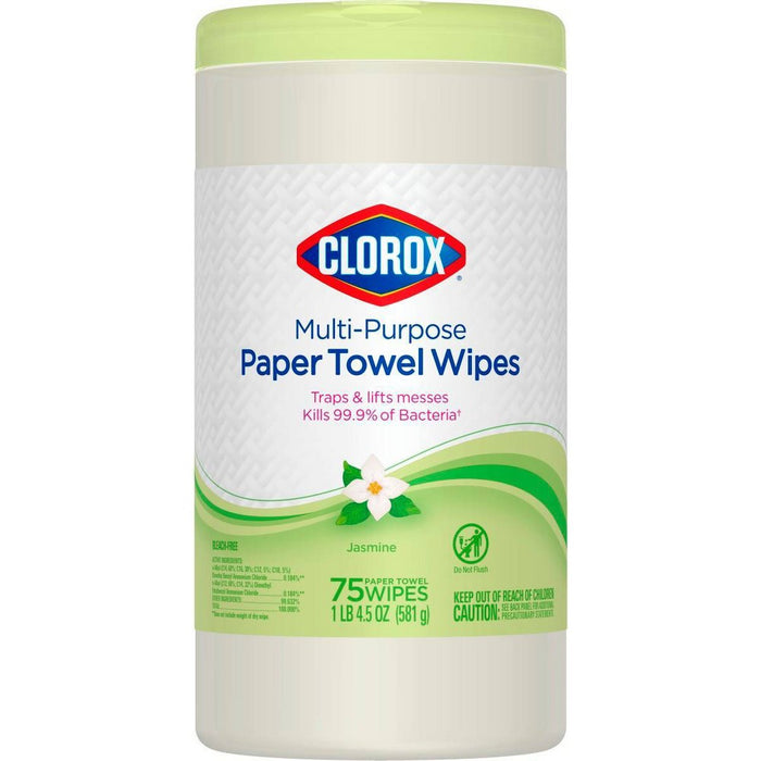 Clorox Paper Towel Wipes - Jasmine - 75ct