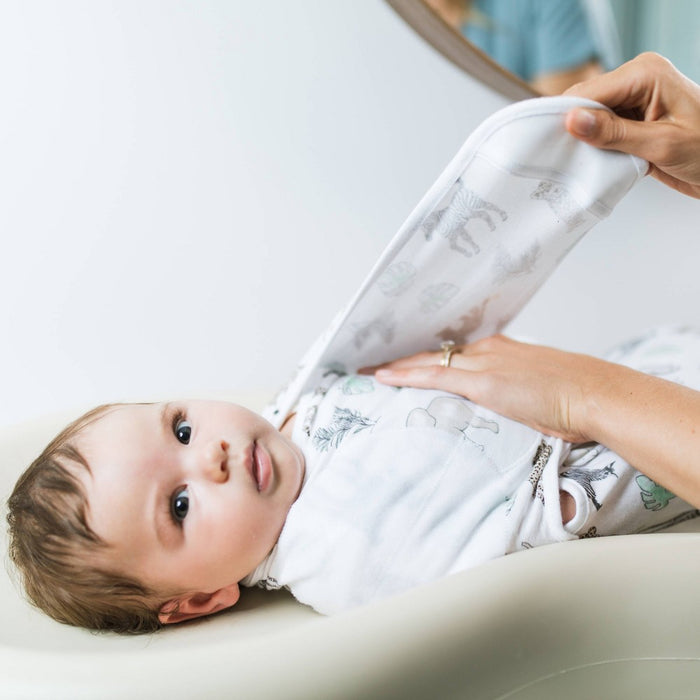 Aden + Anais Essentials Swaddle Wrap Blanket Neutral toile - S/M 3pk
