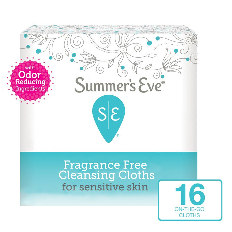 Summer's Eve Fragrance Free Wipes - 16ct