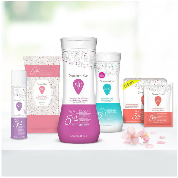 Summer's Eve Fragrance Free Wipes - 16ct