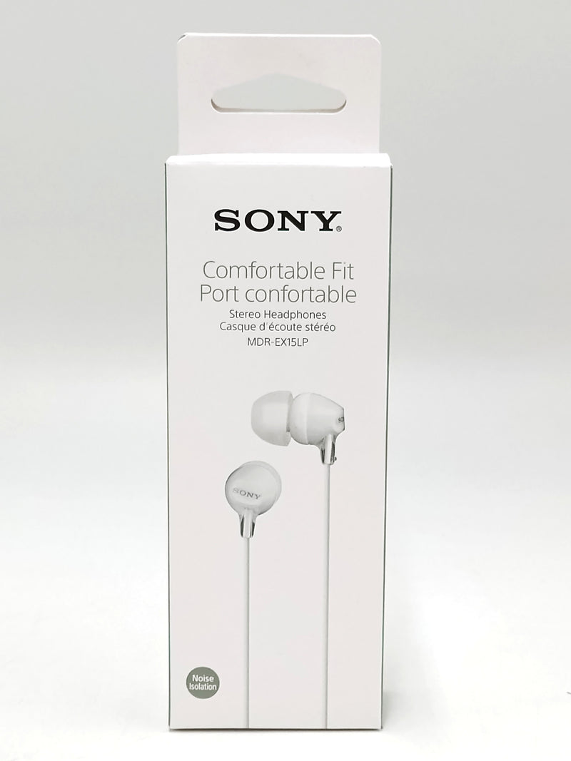 Sony MDREX15LP In-Ear Wired Earbuds - White
