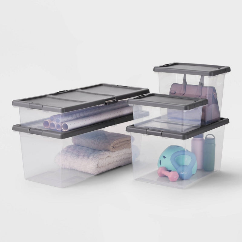 Large Latching Clear Storage Box - Brightroom (LOCAL PICKUP ONLY)