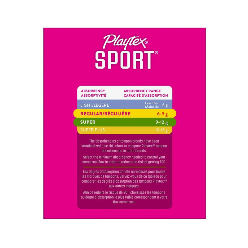 Playtex Sport Multipack Tampons - Plastic - Unscented - Regular/Super - 48ct