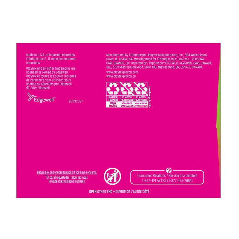 Playtex Sport Multipack Tampons - Plastic - Unscented - Regular/Super - 48ct