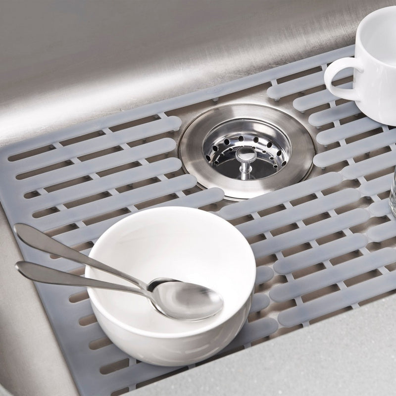 OXO 16.3" x 12.8" Silicone Sink Mat Gray