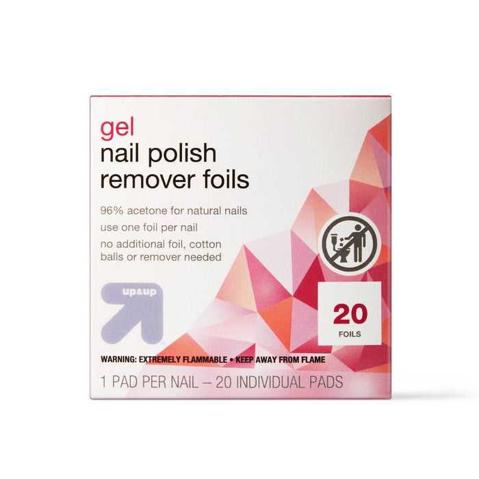 Gel Nail Polish Remover Pads - 20ct - up & up