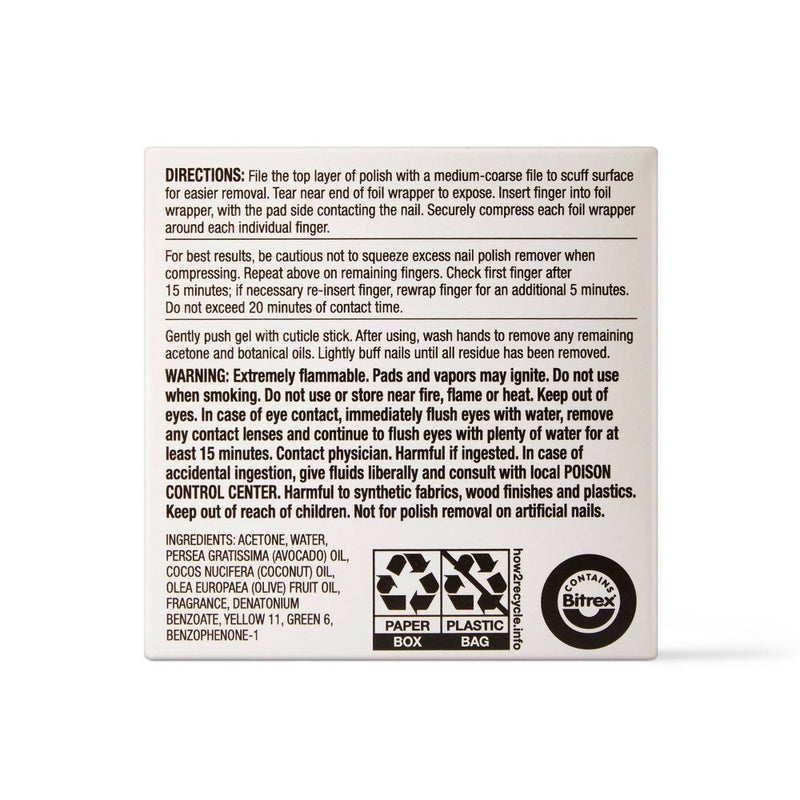 Gel Nail Polish Remover Pads - 20ct - up & up