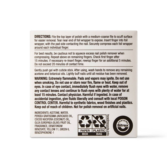 Gel Nail Polish Remover Pads - 20ct - up & up