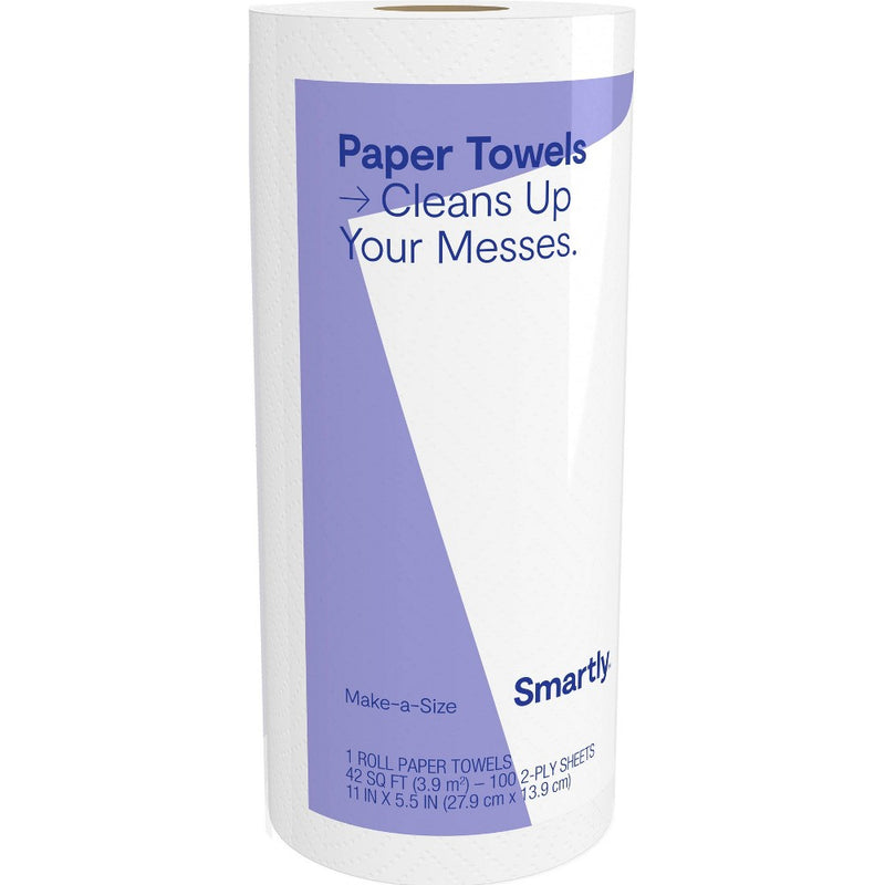 Make-A-Size Paper Towels - 1 Roll - Smartly