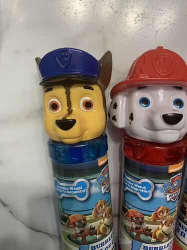 SINGLE3PAW Patrol Chase Bubble Head Solution with Wand - - 8 Fl oz each