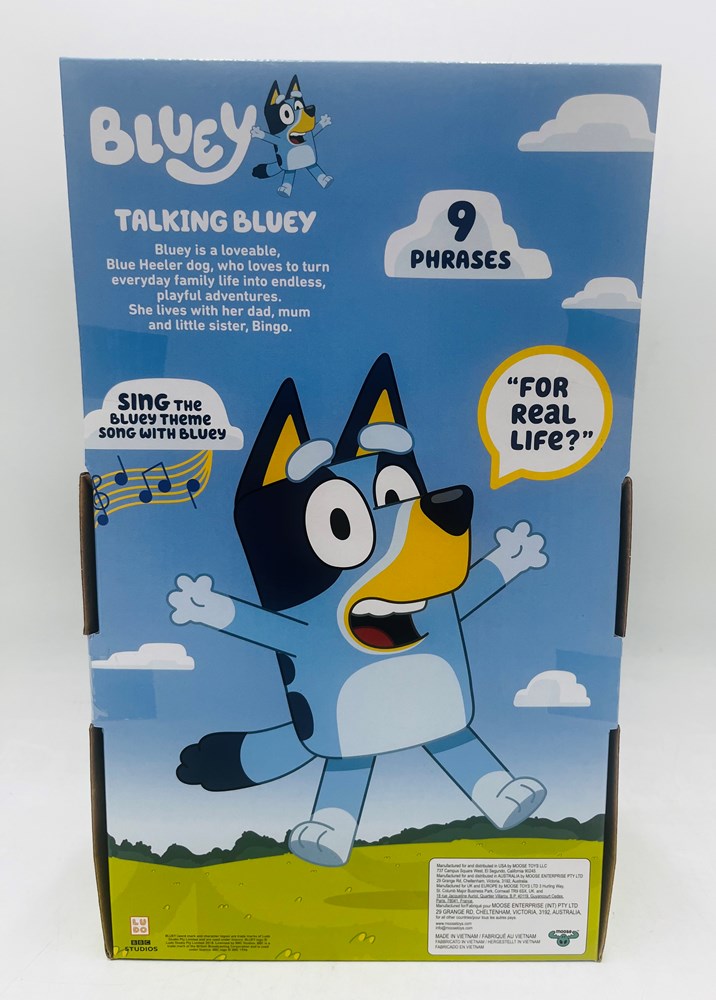 Bluey Sound Effects Talking Stuffed Plush