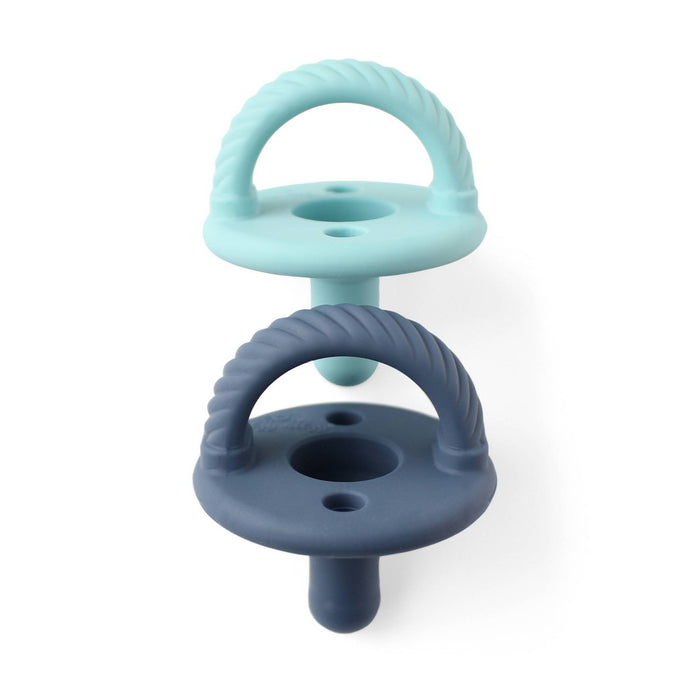 Itzy Ritzy 2pk Sweetie Silicone - Soother Pacifier - Blue Arrows