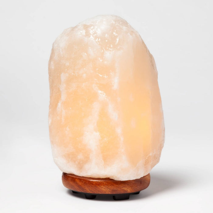 Quartz Table Lamp White - Himalayan Glow