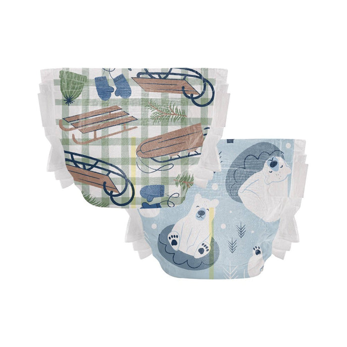 The Honest Company Disposable Diapers - Snow Much Fun & Sled Up - Size 4 - 60ct