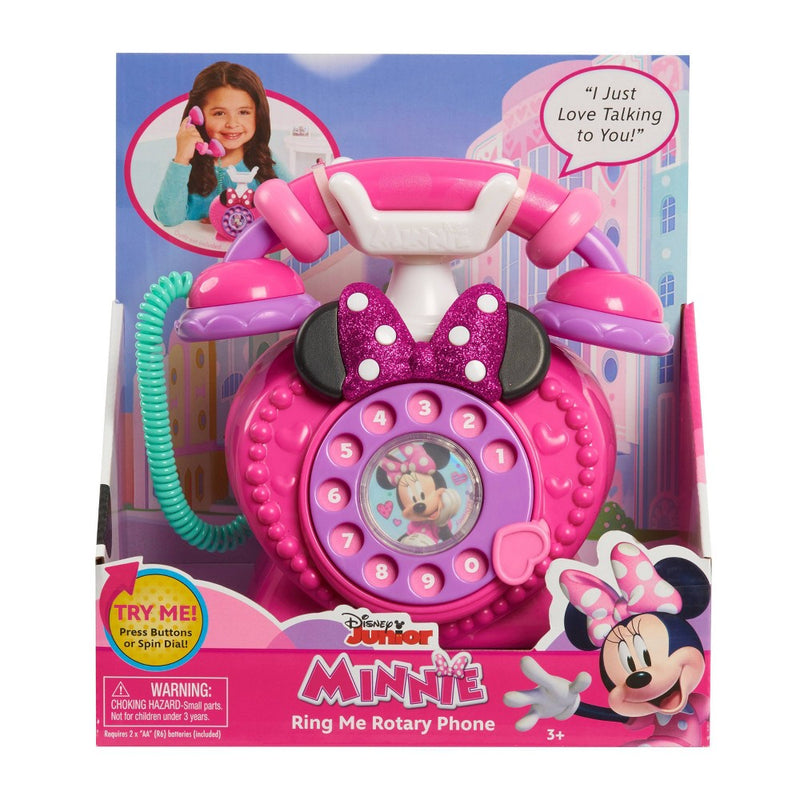 Disney Junior Minnie Mouse Ring Me Rotary Phone *NEW & SEALED*