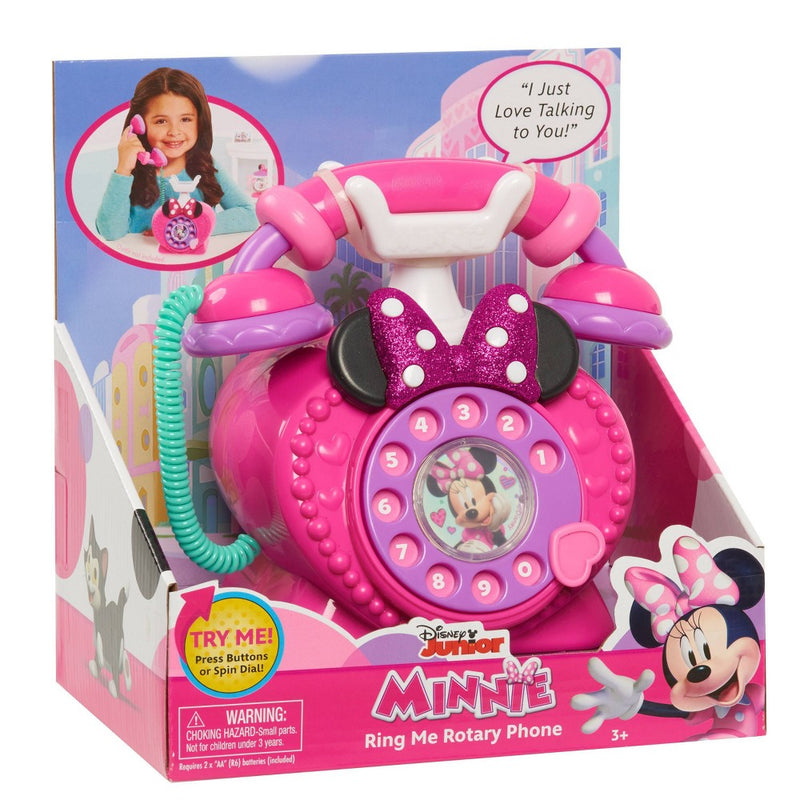Disney Junior Minnie Mouse Ring Me Rotary Phone *NEW & SEALED*