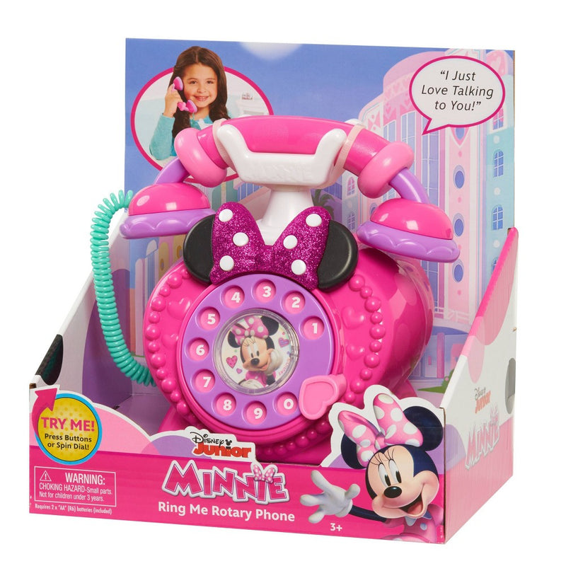 Disney Junior Minnie Mouse Ring Me Rotary Phone *NEW & SEALED*