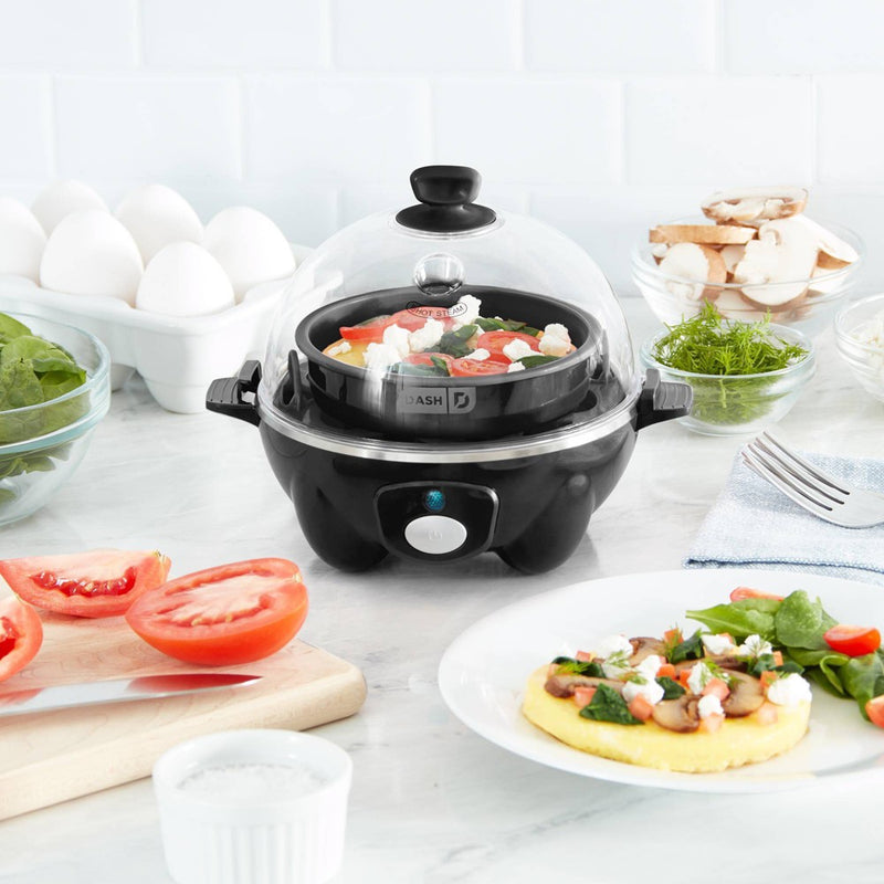 Dash 7-Egg Everyday Egg Cooker Black