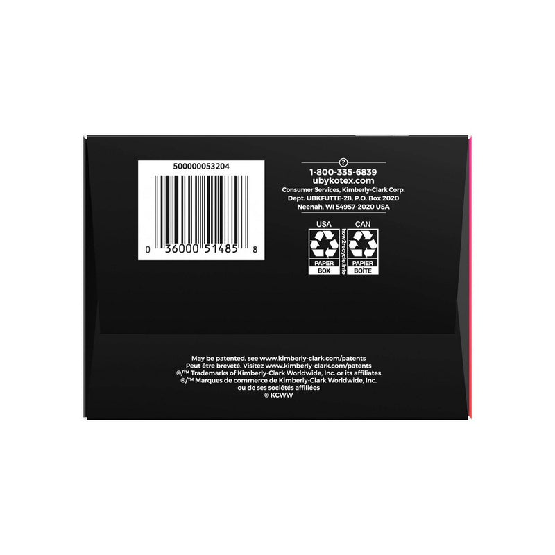 U by Kotex Ultra Thin Teen Feminine Fragrance Free Pads with Wings - Extra Absorbency - 28ct