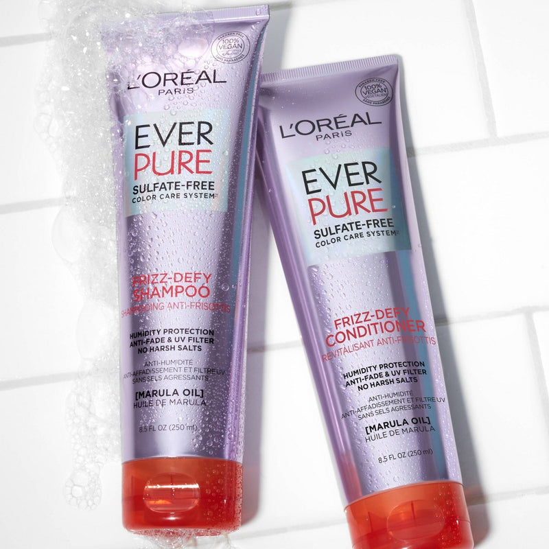 L'Oreal Paris EverPure Sulfate Free Frizz-Defy Shampoo - 8.5 fl oz