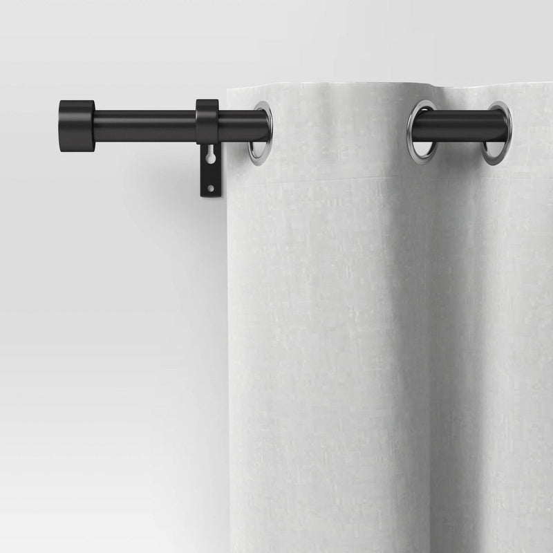66"-120" Dauntless Curtain Rod Black - Project 62 (LOCAL PICKUP ONLY)
