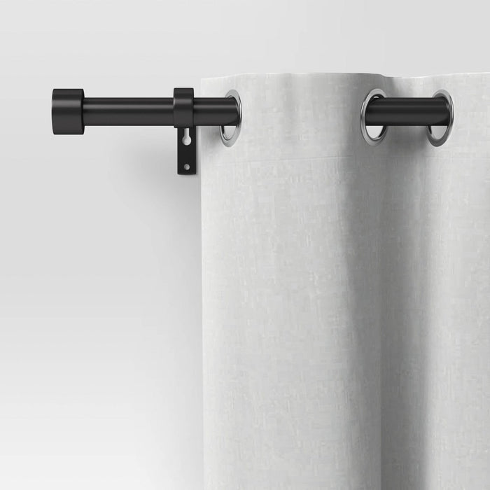 66"-120" Dauntless Curtain Rod Black - Project 62