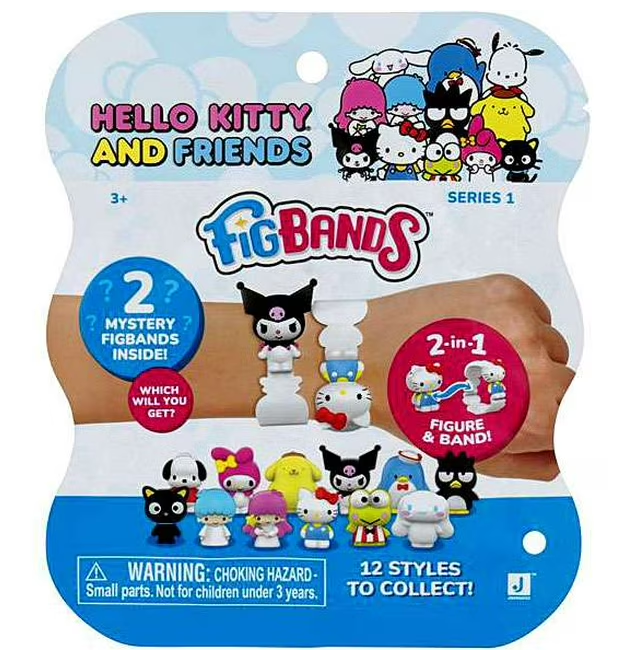 FigBands Hello Kitty and Friends Mystery Bag Assortment Series 1, 1 Piece