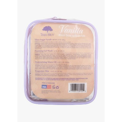 Tree Hut Mini Best Sellers Gift Set - Vanilla - 4pc