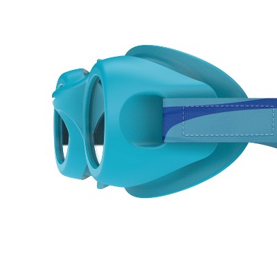 Speedo Glide with Fabric Strap Kids' Swim Googles - Laser Aqua/Celeste