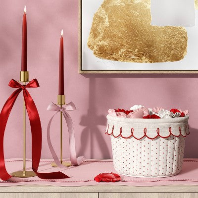 Valentine's Day Basket with Scallop Ruffle - Threshold