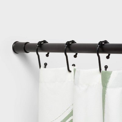 60" Shower Tension Rod Black - Room Essentials (LOCAL PICKUP ONLY)