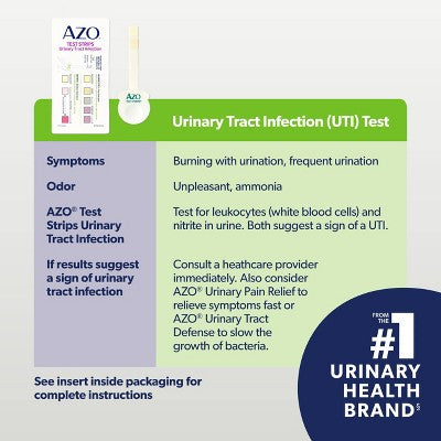 AZO At Home UTI and Vaginal pH Test Kit