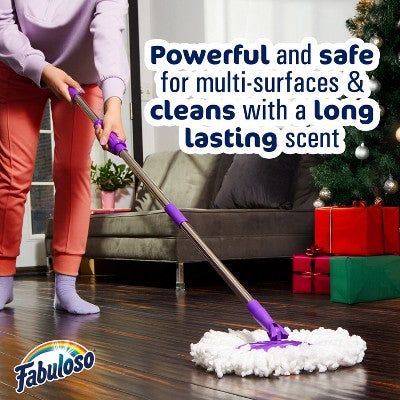 Fabuloso Limited Edition Winter Mint Multi-Purpose Cleaner, 2X Concentrated Formula, Floor Cleaner - 33.8 fl oz Bottle