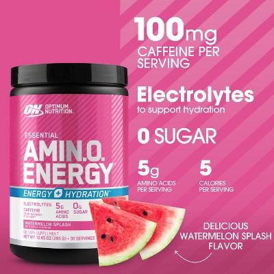 Optimum Nutrition Essential Amino Energy Electrolytes Powder - Watermelon - 10.05oz