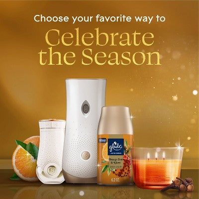 Glade Automatic Spray Air Freshener - Orange Zest & Clove - 6.2oz