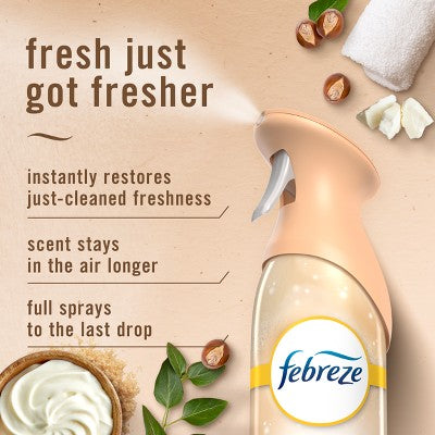 Febreze Air Mist Odor-Fighting Air Freshener - Whipped Warm Sugar - 8.1oz
