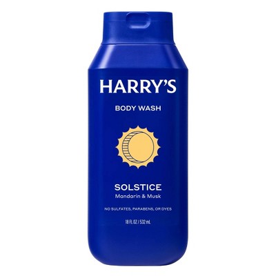 Harry's Body Wash - Solstice - 18oz: Gel, Whole Body, Bottle, Normal Skin