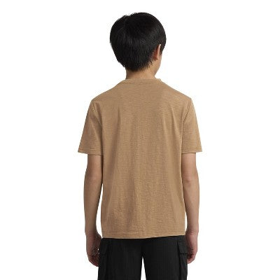 Converse Boys' Short Sleeve Pocket Logo T-Shirt - Tan M