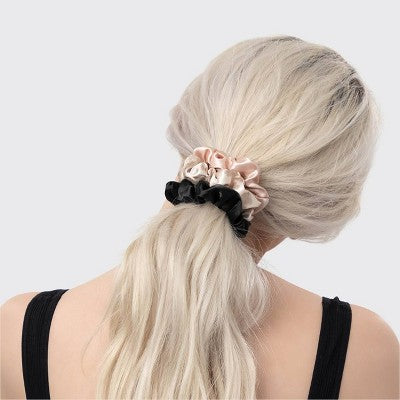 Kitsch Sleep Satin Scrunchies - 5pk - Black