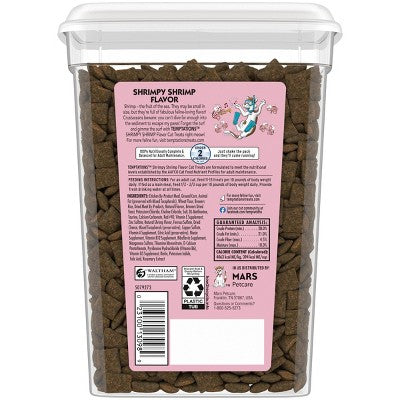 Temptations Shrimpy Shrimp and Seafood Crunchy Cat Treats - 16oz