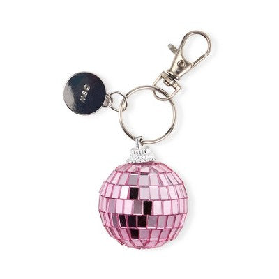 Yoobi SmileyWorld Keychain Pink Smiley Disco Ball, School Supplies