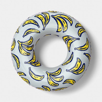 31'' Tube Banana Print-Novelty Float - Sun Squad Blue